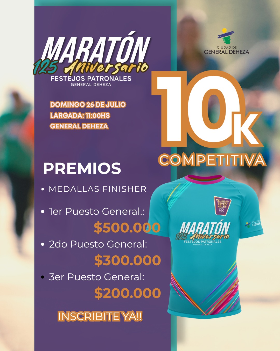MARATÓN 125 ANIVERSARIO GENERAL DEHEZA 2026