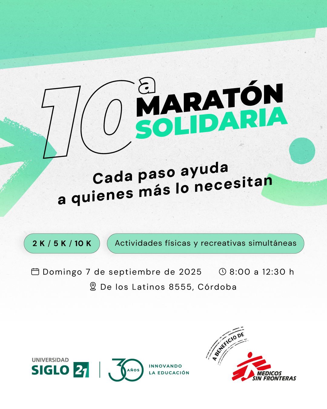 10° MARATON SOLIDARIA UNIVERSIDAD SIGLO 21
