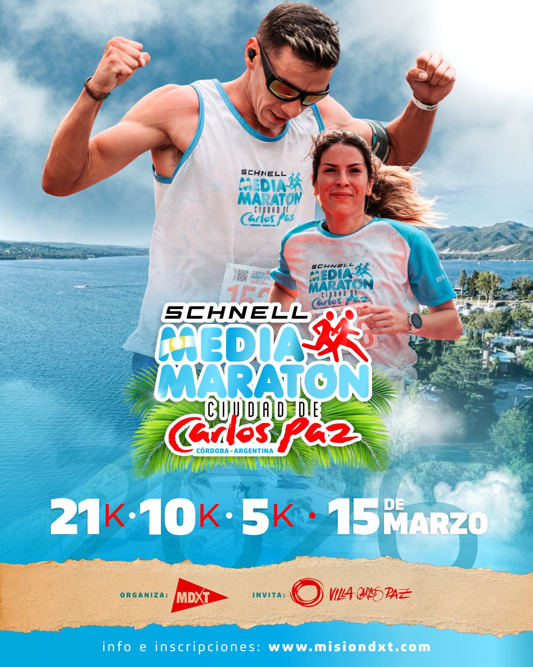 MEDIA MARATÓN CIUDAD DE CARLOS PAZ 2026